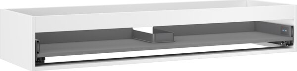 Mexen Box-A, závěsná skříňka, 140 cm, 1 zásuvka, bílá matná, 91AX0-1400-235-1-01