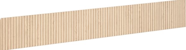 Mexen Mexen, Rýhované čelo pro korpus koupelnové skříňky 140 x 20 cm, dub, 91A20-1400-235-1-81