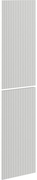 Mexen Mexen, Rýhované čelo pro korpus koupelnové skříňky 35 x 80 cm (2 ks), matná šedá, 91A21-1600-300-2-62