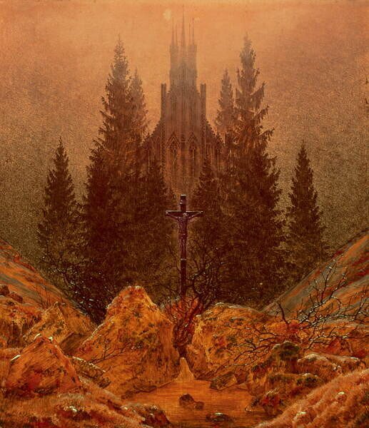 Obrazová reprodukce The Cross in the Mountains, 1812, Friedrich, Caspar David