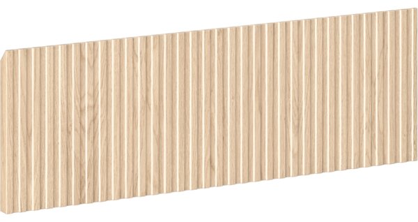 Mexen Mexen, Rýhované čelo pro korpus koupelnové skříňky 60 x 20 cm, dub, 91A20-0600-235-1-81