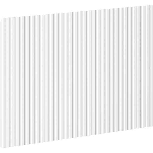 Mexen Mexen, Rýhované čelo pro korpus koupelnové skříňky 40 x 43,5 cm, bílá matná, 91A20-0400-470-1-01