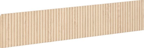 Mexen Mexen, Rýhované čelo pro korpus koupelnové skříňky 80 x 20 cm, dub, 91A20-0800-235-1-81