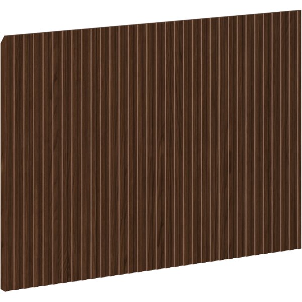Mexen Mexen, Rýhované čelo pro korpus koupelnové skříňky 40 x 43,5 cm, ořech, 91A20-0400-470-1-86