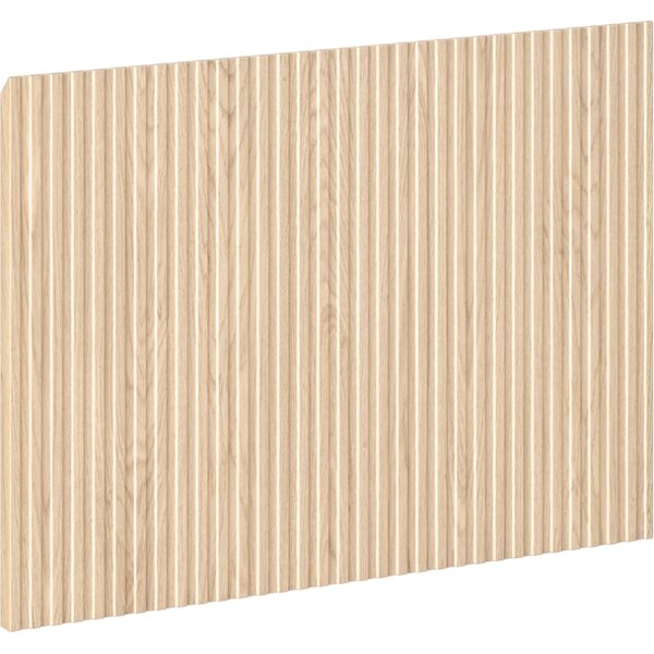 Mexen Mexen, Rýhované čelo pro korpus koupelnové skříňky 50 x 43,5 cm, dub, 91A20-0500-470-1-81