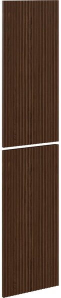 Mexen Mexen, Rýhované čelo pro korpus koupelnové skříňky 35 x 80 cm (2 ks), ořech, 91A21-1600-300-2-86