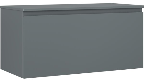 Mexen Orio, koupelnová skříňka 100 cm s horní částí, 1 zásuvka, grafitová matná, 91A10-10047-1-BFC66