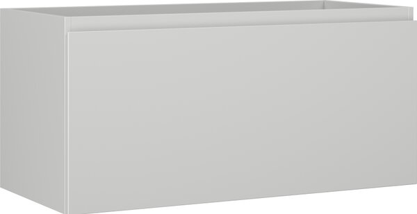 Mexen Orio, koupelnová skříňka 100 cm, 1 zásuvka, šedá matná, 91A10-10047-1-BF62