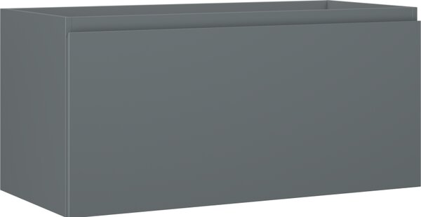 Mexen Orio, koupelnová skříňka 100 cm, 1 zásuvka, grafitová matná, 91A10-10047-1-BF66