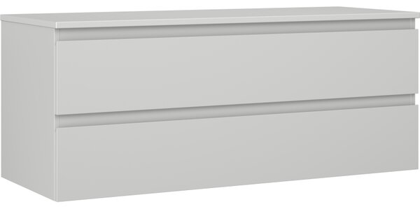 Mexen Orio, koupelnová skříňka 120 cm s horní částí, 2 zásuvky, šedá manta, 91A10-12047-2-BFFC62
