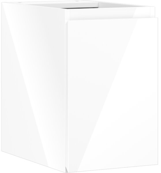 Mexen Orio, koupelnová skříňka 30 cm, 1 dvířka, bílá lesklá, 91A11-03047-1-BF00
