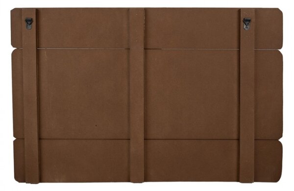 Nástěnný dřevěný obraz Texaská kráva – 71x3x46 cm