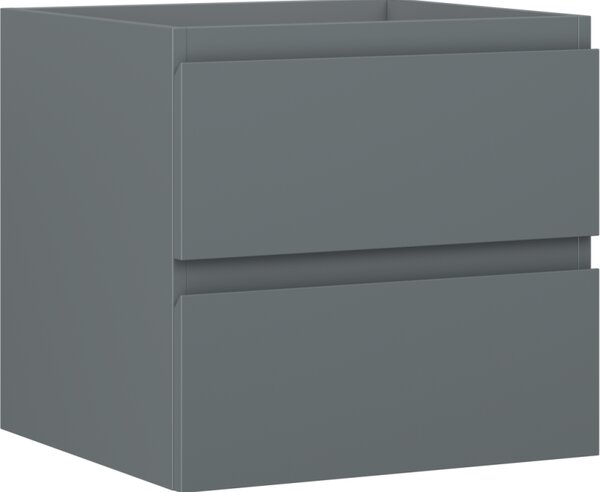 Mexen Orio, koupelnová skříňka 50 cm, 2 zásuvky, grafitová matná, 91A10-05047-2-BFF66