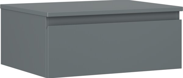 Mexen Orio, koupelnová skříňka 60 cm s horní částí, 1 zásuvka, grafitová matná, 91A10-06023-1-BFC66