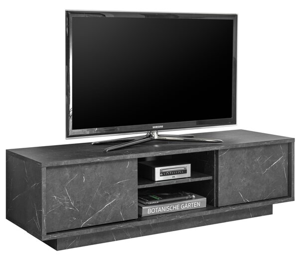 TV stolek CARRARA (Černý mramor)