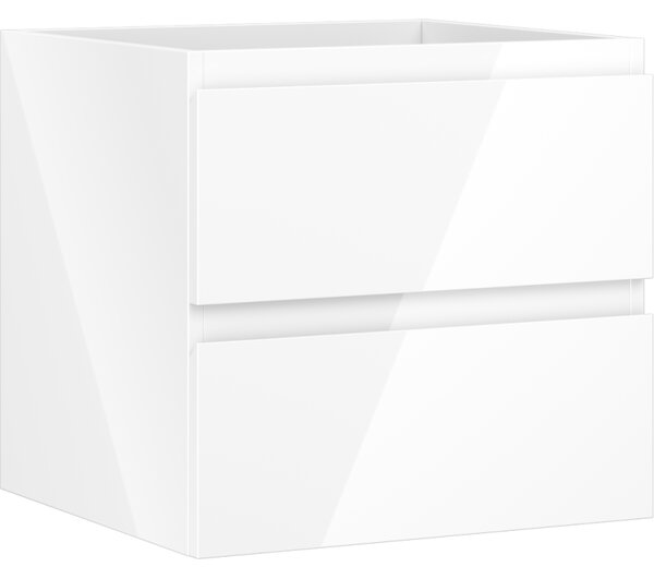 Mexen Orio, koupelnová skříňka 50 cm, 2 zásuvky, bílá lesklá, 91A10-05047-2-BFF00