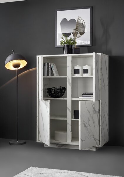 Komoda CARRARA I (Bílý mramor)