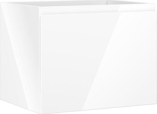 Mexen Orio, koupelnová skříňka 60 cm, 1 zásuvka, bílá lesklá, 91A10-06047-1-BF00