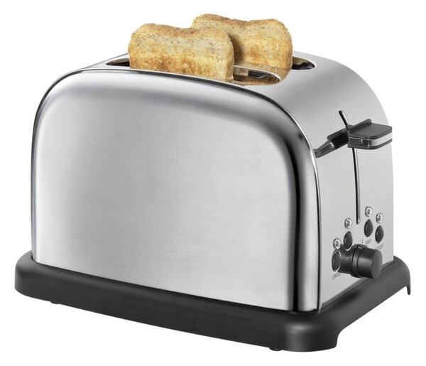 Toaster Retro na 2 plátky chleba stříbrný - Cilio