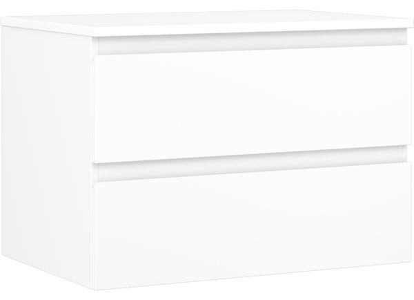 Mexen Orio, koupelnová skříňka 70 cm s horní částí, 2 zásuvky, bílá matná, 91A10-07047-2-BFFC01