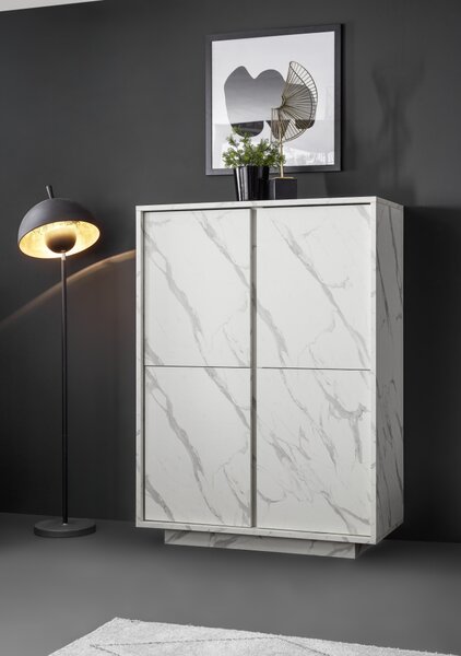 Komoda CARRARA I (Bílý mramor)