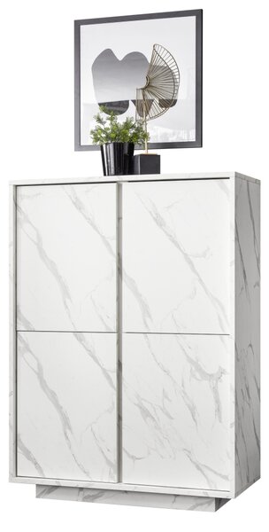 Komoda CARRARA I (Bílý mramor)