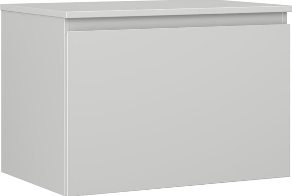 Mexen Orio, koupelnová skříňka 70 cm s horní částí, 1 zásuvka, šedá matná, 91A10-07047-1-BFC62