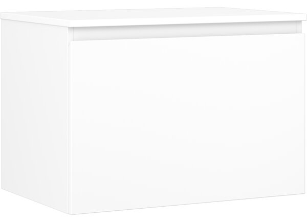 Mexen Orio, koupelnová skříňka 70 cm s horní částí, 1 zásuvka, bílá matná, 91A10-07047-1-BFC01