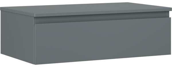 Mexen Orio, koupelnová skříňka 80 cm s horní částí, 1 zásuvka, grafitová matná, 91A10-08023-1-BFC66