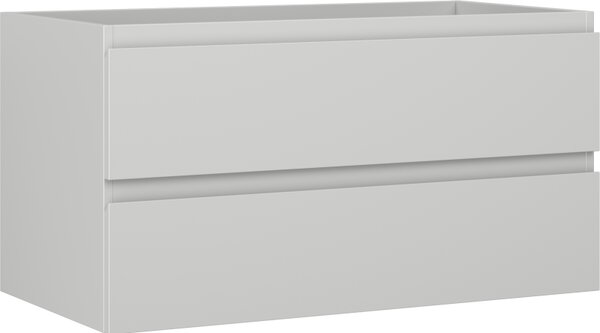 Mexen Orio, koupelnová skříňka 90 cm, 2 zásuvky, šedá matná, 91A10-09047-2-BFF62