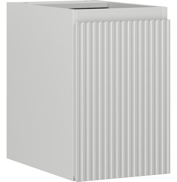 Mexen Rivel, koupelnová skříňka 30 cm, 1 dvířka, s drážkami, šedá matná, 91A21-03047-1-BF62