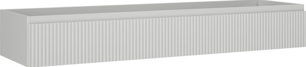 Mexen Rivel, koupelnová skříňka 160 cm, 1 zásuvka, drážkovaná, šedá matná, 91A20-16023-1-BF62