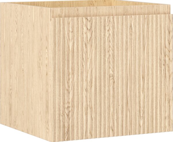 Mexen Rivel, koupelnová skříňka 50 cm, 1 zásuvka, drážkovaná, dub, 91A20-05047-1-BF81