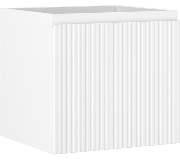 Mexen Rivel, koupelnová skříňka 50 cm, 1 zásuvka, drážkovaná, bílá matná, 91A20-05047-1-BF01
