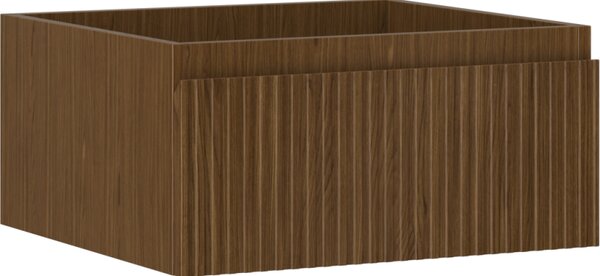 Mexen Rivel, koupelnová skříňka 50 cm, 1 zásuvka, drážkovaná, ořech, 91A20-05023-1-BF86