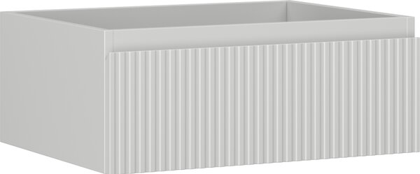 Mexen Rivel, koupelnová skříňka 60 cm, 1 zásuvka, drážkovaná, šedá matná, 91A20-06023-1-BF62