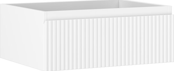 Mexen Rivel, koupelnová skříňka 60 cm, 1 zásuvka, drážkovaná, bílá matná, 91A20-06023-1-BF01