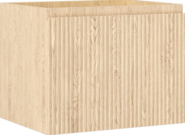 Mexen Rivel, koupelnová skříňka 60 cm, 1 zásuvka, drážkovaná, dub, 91A20-06047-1-BF81