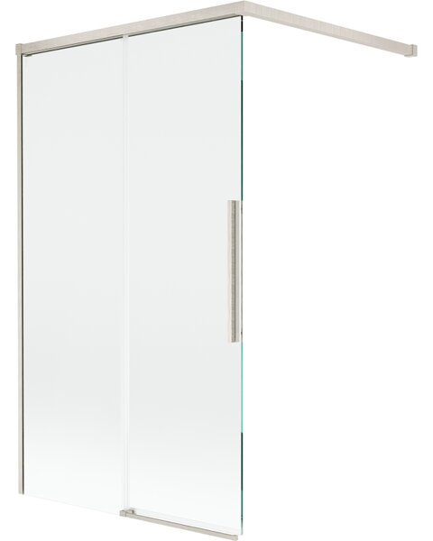 Mexen Rox, 2-křídlová posuvná vanová zástěna 100 x 150 cm, 8mm čiré sklo, ocelový profil, 8C9-100-003-97-00