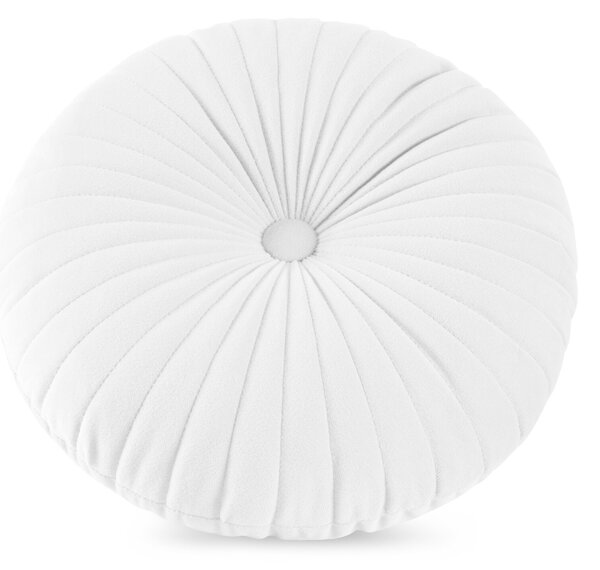 DEKORAČNÍ POLŠTÁŘ VELVET68 (FI) 40 CM BÍLÁ