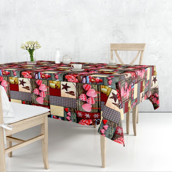 Ubrus PVC Mirabella 555 A - Vánoční vzor 140cm x 20m