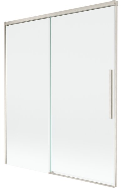 Mexen Rox, 2-křídlová posuvná vanová zástěna 140 x 150 cm, 8mm čiré sklo, ocelový profil, 8C9-140-001-97-00