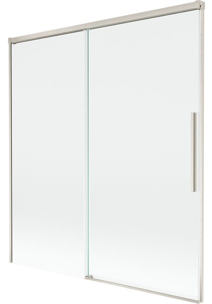 Mexen Rox, 2-křídlová posuvná vanová zástěna 150 x 150 cm, 8mm čiré sklo, ocelový profil, 8C9-150-001-97-00