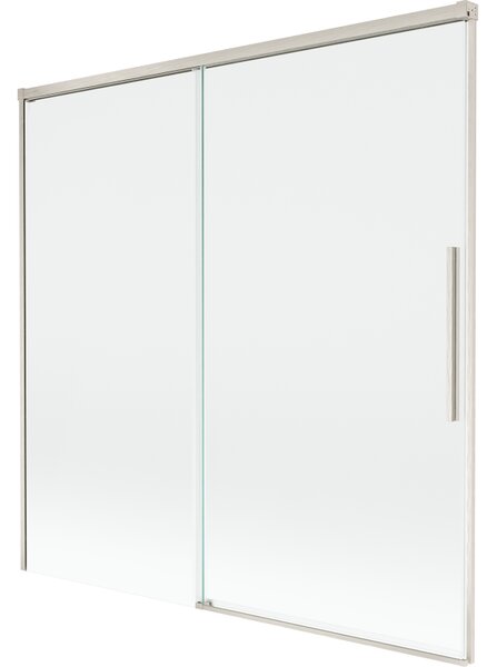 Mexen Rox, 2-křídlová posuvná vanová zástěna 160 x 150 cm, 8mm čiré sklo, ocelový profil, 8C9-160-001-97-00