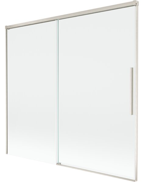 Mexen Rox, 2-křídlová posuvná vanová zástěna 170 x 150 cm, 8mm čiré sklo, ocelový profil, 8C9-170-001-97-00