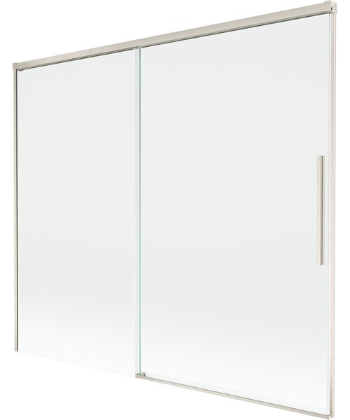 Mexen Rox, 2-křídlová posuvná vanová zástěna 180 x 150 cm, 8mm čiré sklo, ocelový profil, 8C9-180-001-97-00
