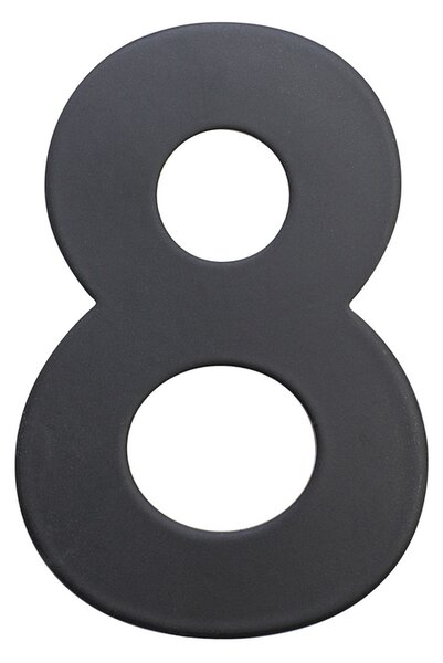 Domovní číslo "8", RN.75L, černá