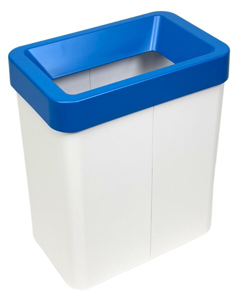 Odpadkový koš na tříděný odpad Caimi Brevetti Maxi W,50 L, modrý. papír