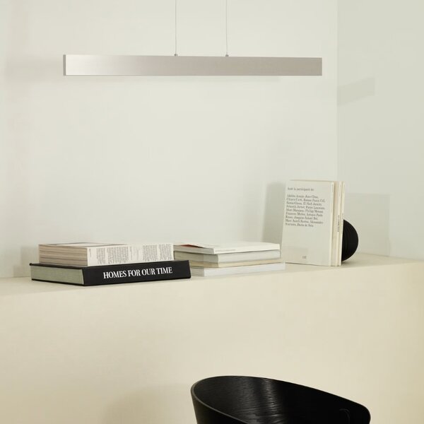Stříbrné závěsné LED světlo Kave Home Boadella 101 cm