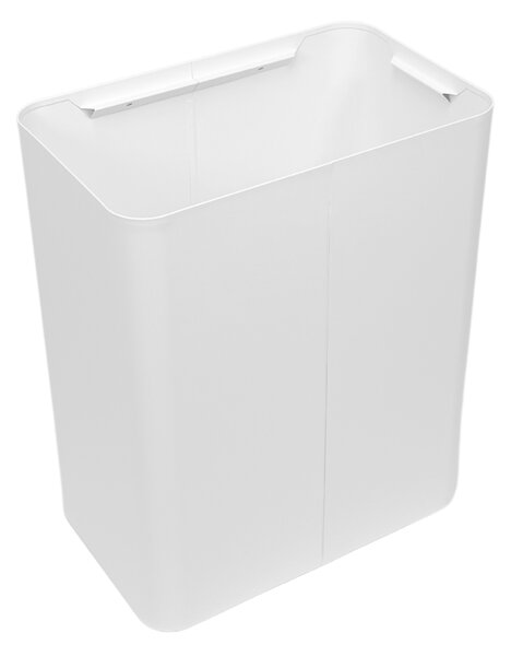 Odpadkový koš na tříděný odpad Caimi Brevetti Maxi W, 50 L - bílý, bez víka